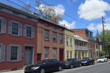 row of houses in carlisle, pa