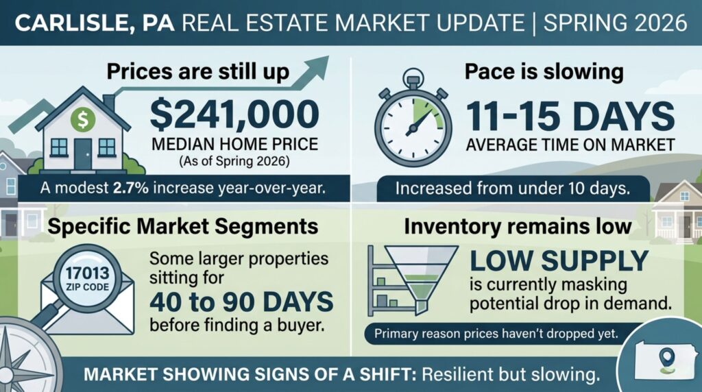 section image for Current Carlisle Real Estate Market Reality: The Spring 2026 Snapshot