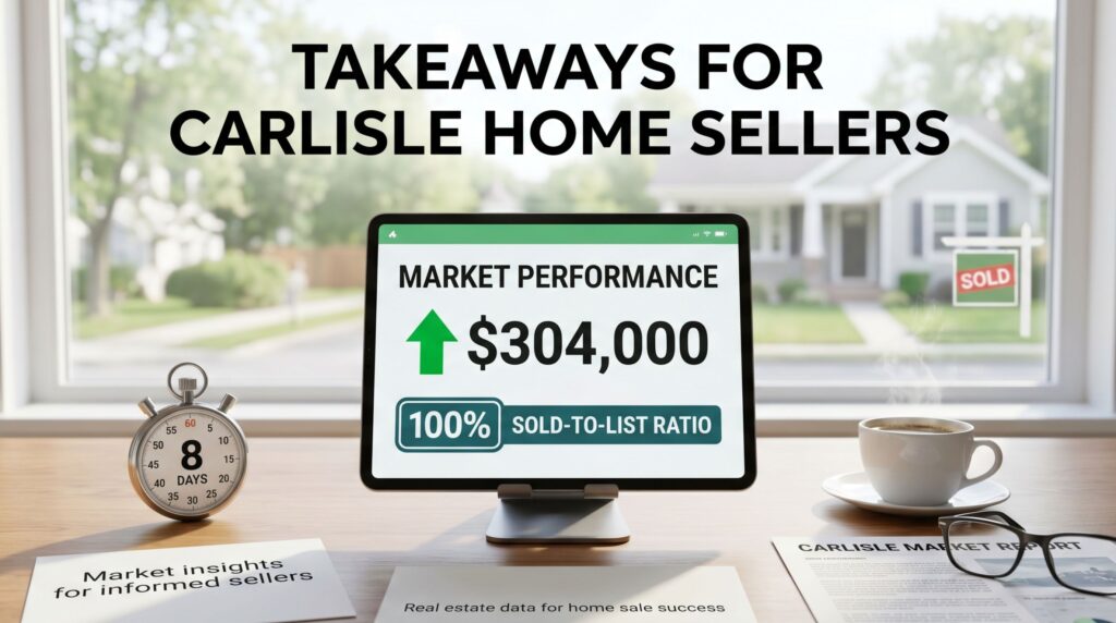 section image showing the carlisle, pa april 2026 median home sale price of $304,000