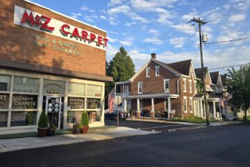 a carlisle, pa streetscape on arch streetacross from the YMCA of M and Z Carpet and a few homes - carlisle, pa real estate sold comparables for carlisle home sellers
