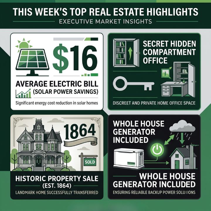 infographic for interesting facts about the Weekly Carlisle Real Estate Sold Comparables Report for homes that sold in carlisle July 6 through 12, 2026